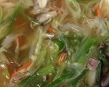 余り（残り）野菜で具だくさん☆春雨スープ作り方11写真