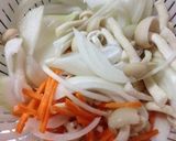 お弁当にも★豚肉のケチャップ炒め作り方1写真