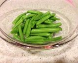 いんげんのにんにく焦がし醤油作り方1写真