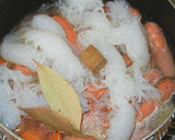 結びしらたきとソーセージのカレー煮作り方4写真