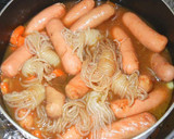 結びしらたきとソーセージのカレー煮作り方6写真