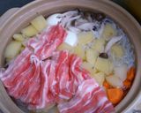 白い煮肉じゃが作り方3写真
