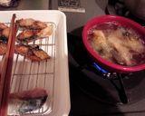 揚げ秋サバにきのこ庵をのせて作り方4写真