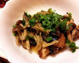 揚げ秋サバにきのこ庵をのせて作り方6写真