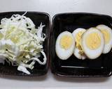 ランチに！ゆで卵キャベツのベーグルサンド作り方1写真