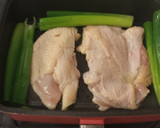 簡単中華前菜 蒸し鶏ネギソースがけ♪作り方2写真