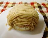 モンブランのアントルメ(ホールケーキ)作り方16写真