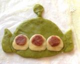 ハロウィンも⁈リトルグリーンメンクッキー作り方14写真