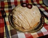 モンブランのアントルメ(ホールケーキ)作り方18写真