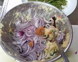ポテトサラダを玉ねぎ入れてリメイク作り方1写真