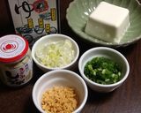 のっけただけ簡単たぬき冷奴作り方1写真