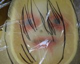 キャラ弁♪ちょいリアル！？女型の巨人弁当作り方4写真