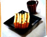かぼちゃとラムレーズンのサンドイッチ作り方4写真