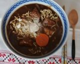 ビーフシチューのリメイクはスープらーめん作り方4写真