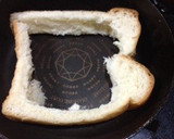 目玉焼きトースト作り方1写真