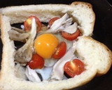 目玉焼きトースト作り方3写真
