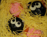 キャラ弁♡ちらし寿司のまっくろくろすけ作り方14写真