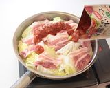 白菜と豚肉のトマト蒸し煮作り方4写真