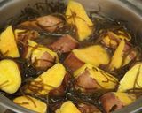 サツマイモときざみ昆布煮作り方5写真