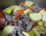 圧力鍋で豚肉とサツマイモの旨煮♪作り方4写真