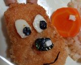 お誕生日♪アンパンマンプレート♪作り方4写真