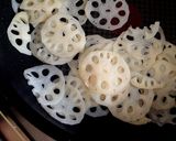 れんこんと帆立のごま和え作り方4写真