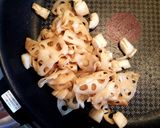 れんこんと帆立のごま和え作り方5写真