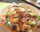 ゴーヤ×ベーコンの和カレートースト作り方6写真