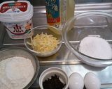 紫蘇香るチーズパウンドケーキ作り方1写真