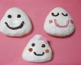 白いネオソフトdeおにぎりfamily♪作り方3写真