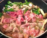 簡単に豚丼キノコ添え♪作り方3写真