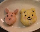 キャラ弁☆プーさん＆ピグレットのお弁当作り方3写真