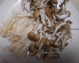 白菜とナルトときのこのあんかけご飯作り方2写真