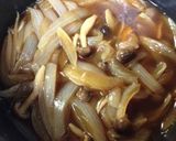 牛すじ煮込みの残り汁で玉子丼作り方3写真