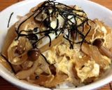 牛すじ煮込みの残り汁で玉子丼作り方4写真