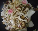 白菜とナルトときのこのあんかけご飯作り方6写真