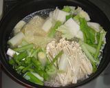 [簡単]ポン酢で食べる！お手軽！鶏野菜鍋作り方5写真