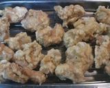 鳥の唐揚げはちみつレモンバターソース作り方7写真