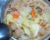 鍋焼きうどん風きのこ炊き込みうどん作り方6写真