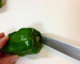 ◆中華風肉詰め♡まるごとピーマン◆作り方1写真