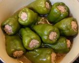 ◆中華風肉詰め♡まるごとピーマン◆作り方6写真
