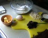 ほぼモッフル餅あんこバナナワッフル作り方1写真