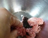 鶏とモヤシの味噌ハンバーグ作り方1写真
