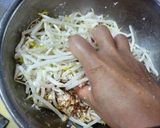 鶏とモヤシの味噌ハンバーグ作り方3写真