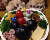 キャラ弁 ミッキー 簡単作り方2写真
