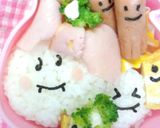 ハロウィンに☆お化けキャラお弁当作り方3写真