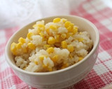 とうもろこしの簡単炊き込みご飯　若干洋風作り方8写真