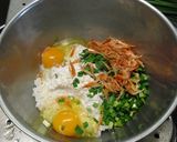 韮は春ですね！◎桜えびとニラのお焼◎作り方1写真
