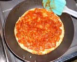 簡単！ハッシュドポテトdeハンバーグピザ作り方11写真