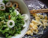 大根菜の塩漬けチャーハン作り方2写真